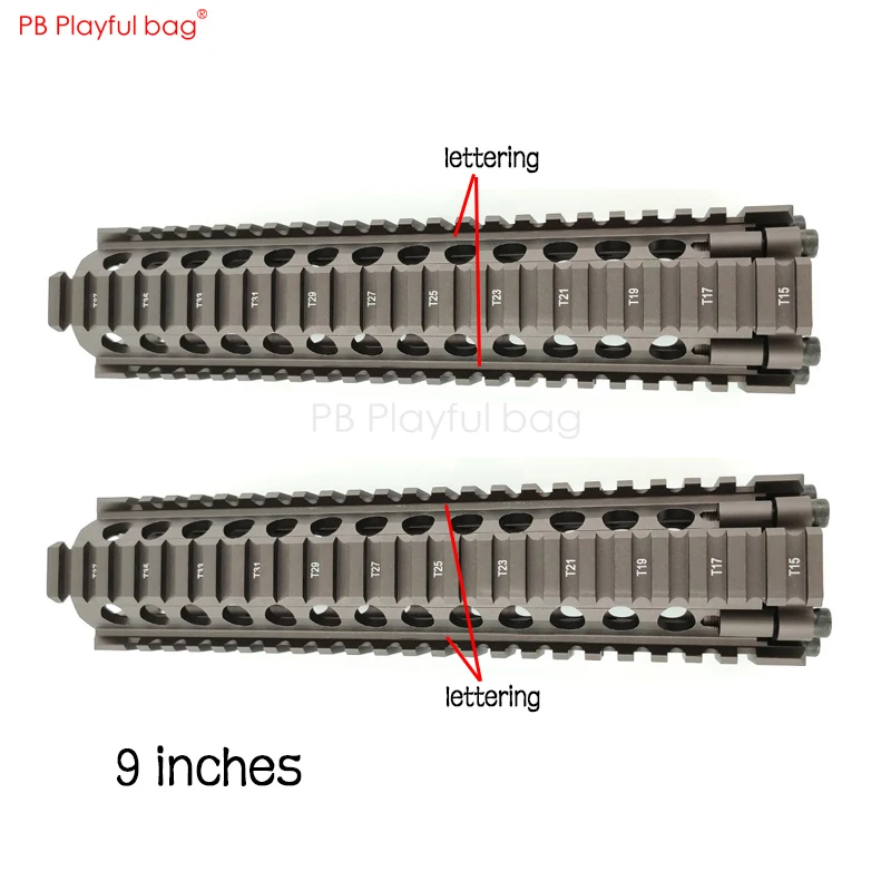 US $105.28 Playful bag 2019 Jinming9 FTM TTM general High Quality mk18 9inches Wolf Brown Handguard Upgrade Material handguard CSToy OB33