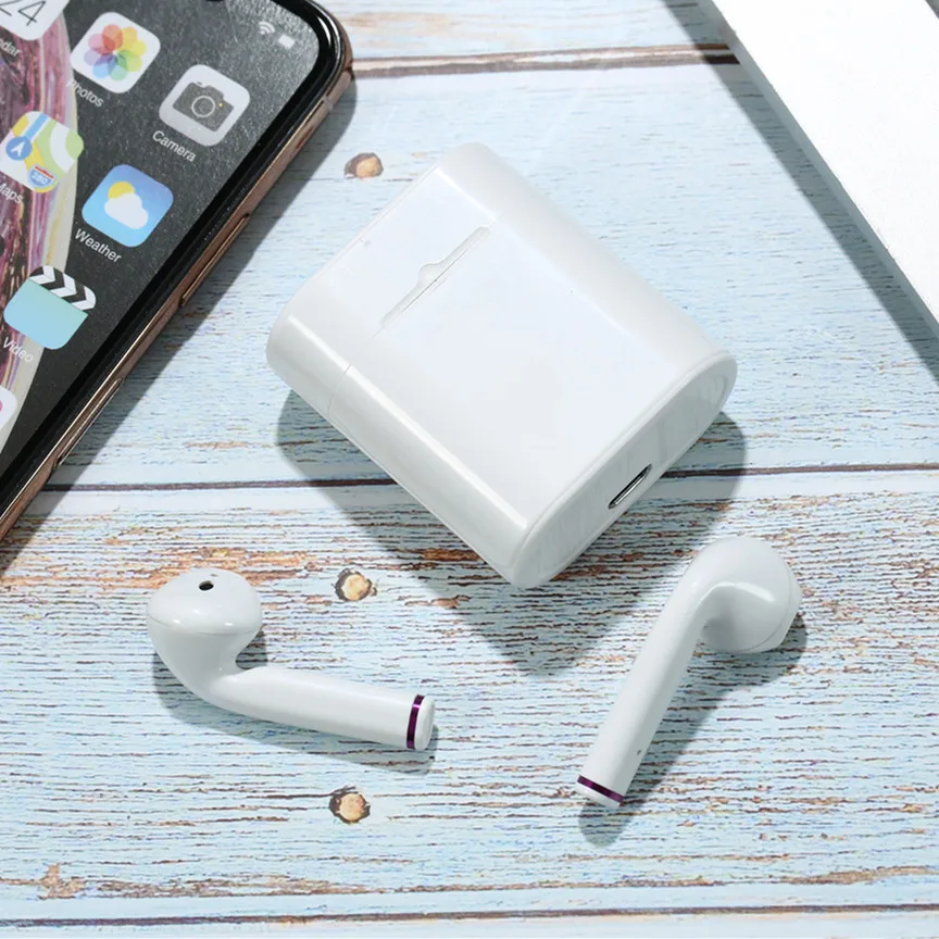 

F8 TWS Bluetooth 5.0 Earphone Wireless Touch Control Handfree Headphones Earbuds Headset PK Xiaomi Airdots W1 Chip 1:1 i7s
