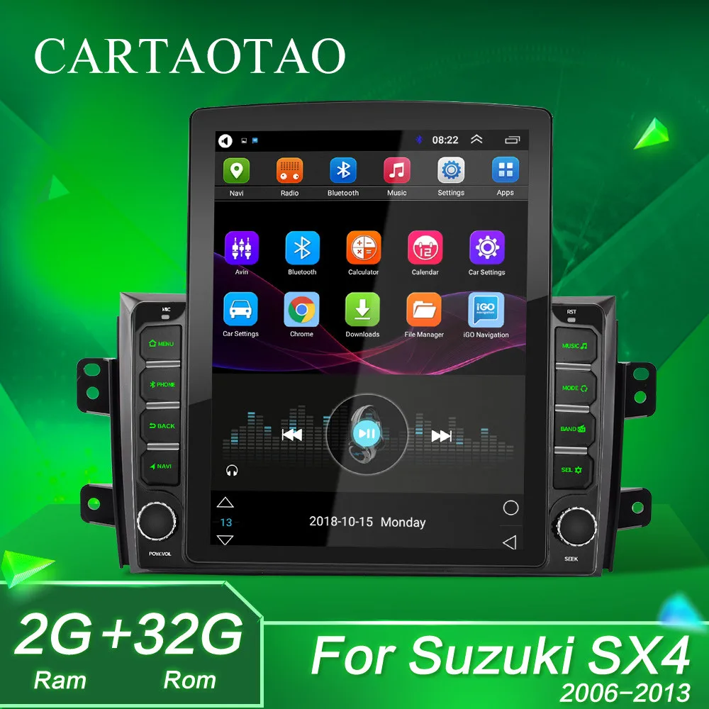 Автомагнитола 2 din на Android 9 0 для Suzuki SX4 2006 2013 мультимедийный видеоплеер с экраном 7