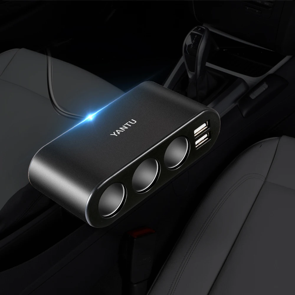 Двойной USB порт 3 сторонний автоматический разветвитель адаптер зарядного
