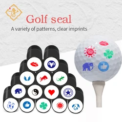 Estampadora de bolas de Golf, marcador de impresión, sello de plástico de secado rápido, accesorios multicolores, símbolo para golfista, regalo, novedad