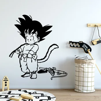 

Artistic Dragon Ball Wukong Self Adhesive Vinyl Waterproof Wall Decal For Boys Bedroom Decals Decal Mural