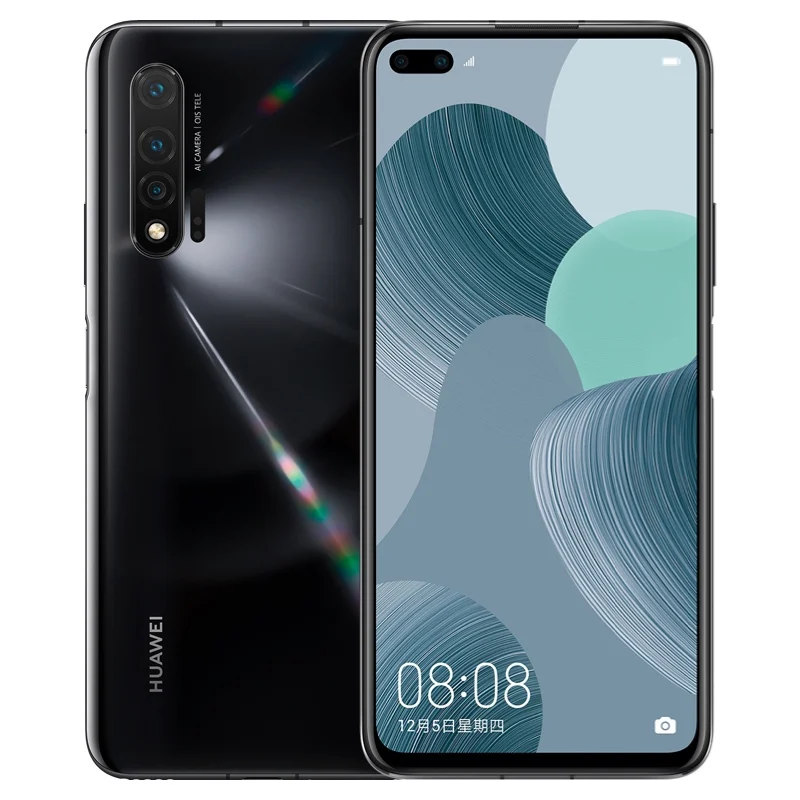 HuaWei Nova 6 4G LTE мобильный телефон Kirin 990 Android 10,0 6,5" ips 2400X1080 8 Гб ram 128B rom 40.0MP отпечаток пальца OTG