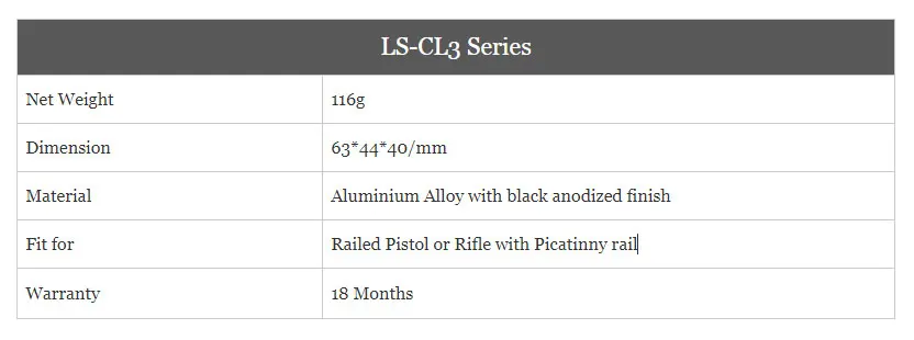 Laserspeed 532nm зеленый лазер 225 люмен белый светильник для Glock Walther 9 мм пистолет светильник лазерный прицел принадлежности для охоты