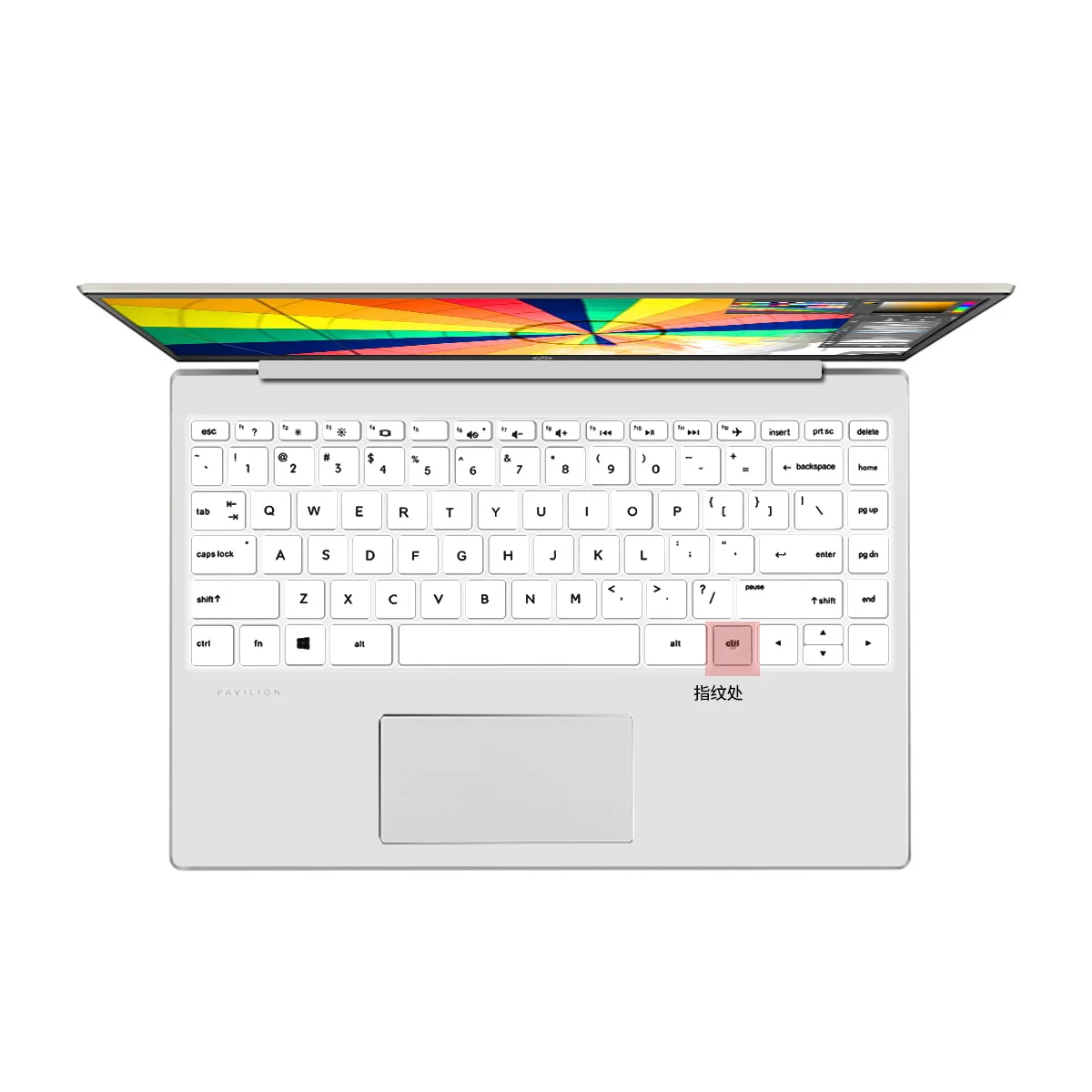 for HP Envy x360 2-in-1 15 15.6&quot Fingerprint 15-ep0016tx 15-ep0010tx 15-ep0025cl 15-ep0009tx 2020 laptop keyboard cover skin |