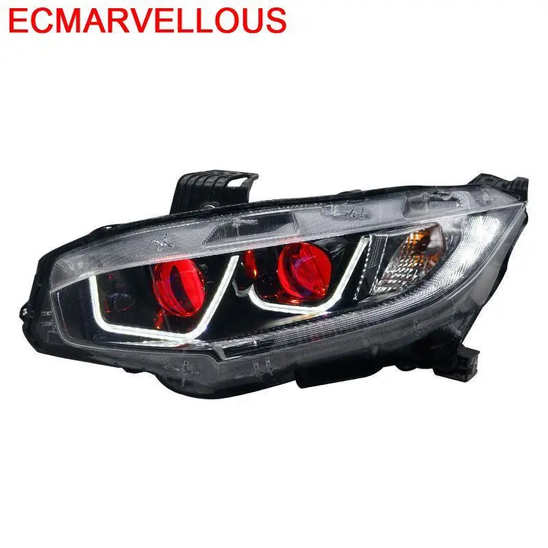 Cob Neblineros Exterior Running Automobiles Luces Para Auto Led Drl Headlights Rear Car Lights Assembly FOR Honda Civic