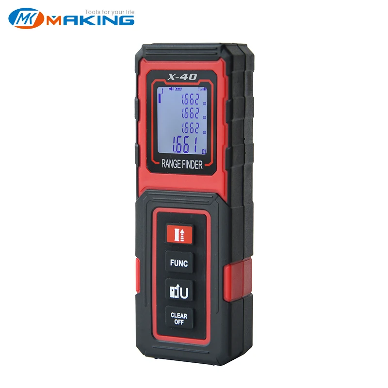 TECLASER Laser Meter Laser Rangefinder 30M 40M50M Digital Tape Measuring Device Distance Meter Digital Range Finder Tape Measure