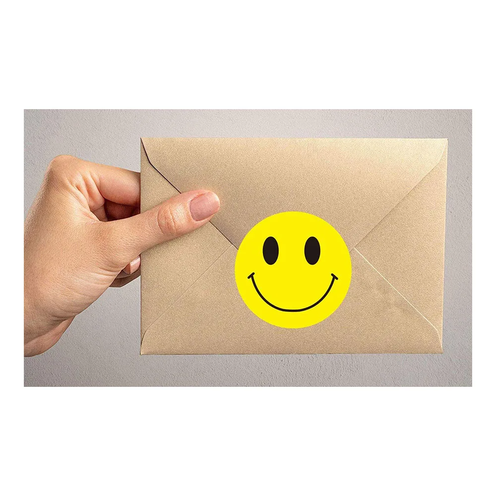 ملصقات وجه مبتسم ملصقات وجه سعيد أحمر للمدرسين 1 بوصة دائرية 500 ملصق لكل لفة Wall Stickers Aliexpress