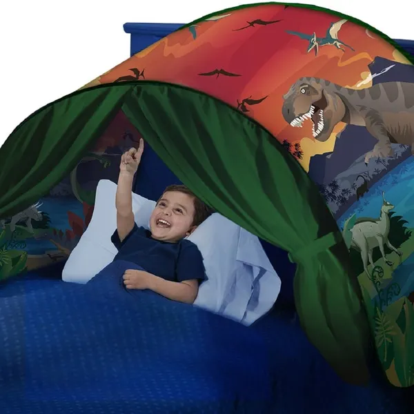 30 шт. 3D печать высокого качества палатки для сна Единорог пространство зима динозавр двойной размер Дети День рождения Рождественский подарок - Цвет: DINOSAUR ISLAND