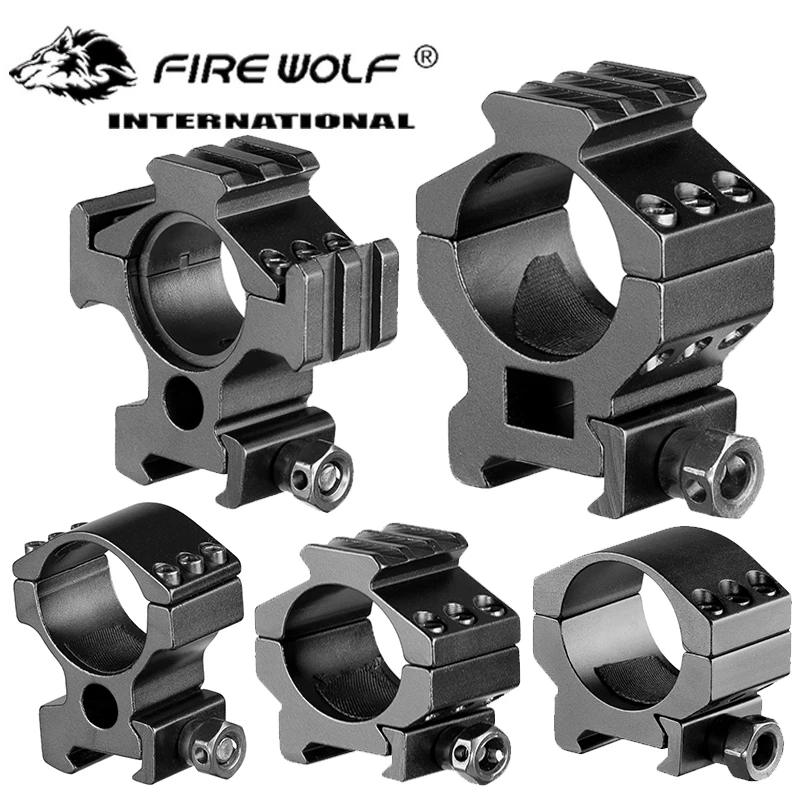 Scope Mount 30mm Ring Heavy Duty Low Profile 6 Bolts 20mm Weaver