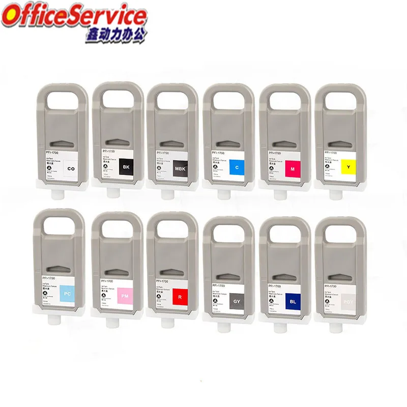 

PFI-1700 PFI1700 PFI 1700 чернильный картридж, совместимый с Canon Pro 2000 4000 4000s 6000 6000s pro 2100 4100 с пигментными чернилами