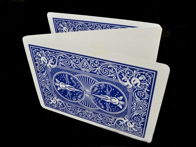Blank Face Blue Back Bicycle Playing Cards Brand New Gaff Deck