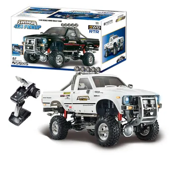

HG P409 1/10 2.4G 4WD Remote Control RC Car Pickup Truck Rock Crawler without Battery Charger Model