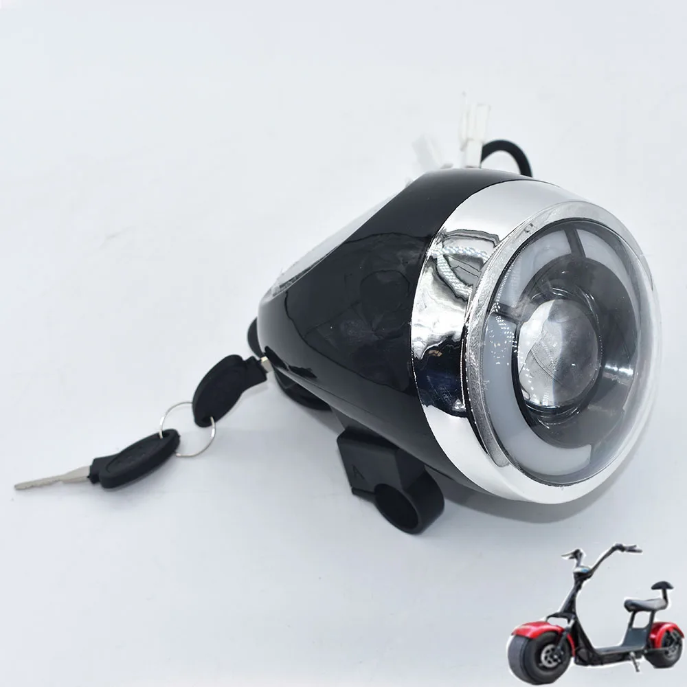 motorcycle 60V headlight speaker with bluetooth display for Citycoco motorcycle electric scooter