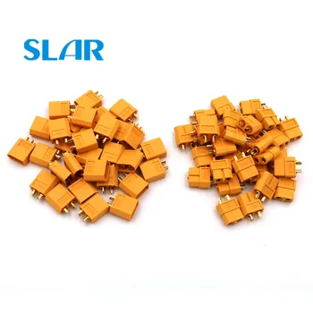 

50pairs/Lot XT60 xt-60 60 A Max Bullet Connectors Plug RC Lipo Battery XT60U Male Female Gold Plated Plug Quadcopter Multicopter