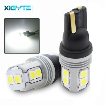 

t10 Canbus White and Amber 3030 High Power 168 2825 T10 LED Bulbs For Car Parking Position Lights,Interior Map Dome Lights,12V