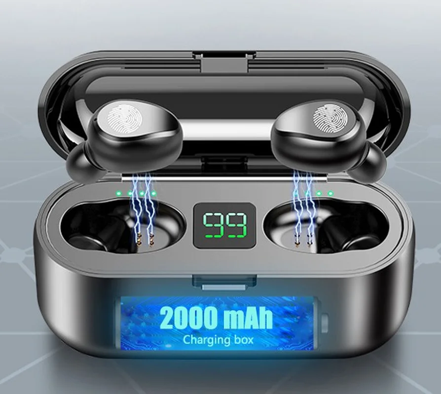 IWALK Wireless Earphone TWS with 2000mah Power Bank Gaming Sport Touch Control Waterproof HIFI Airbuds with Mic