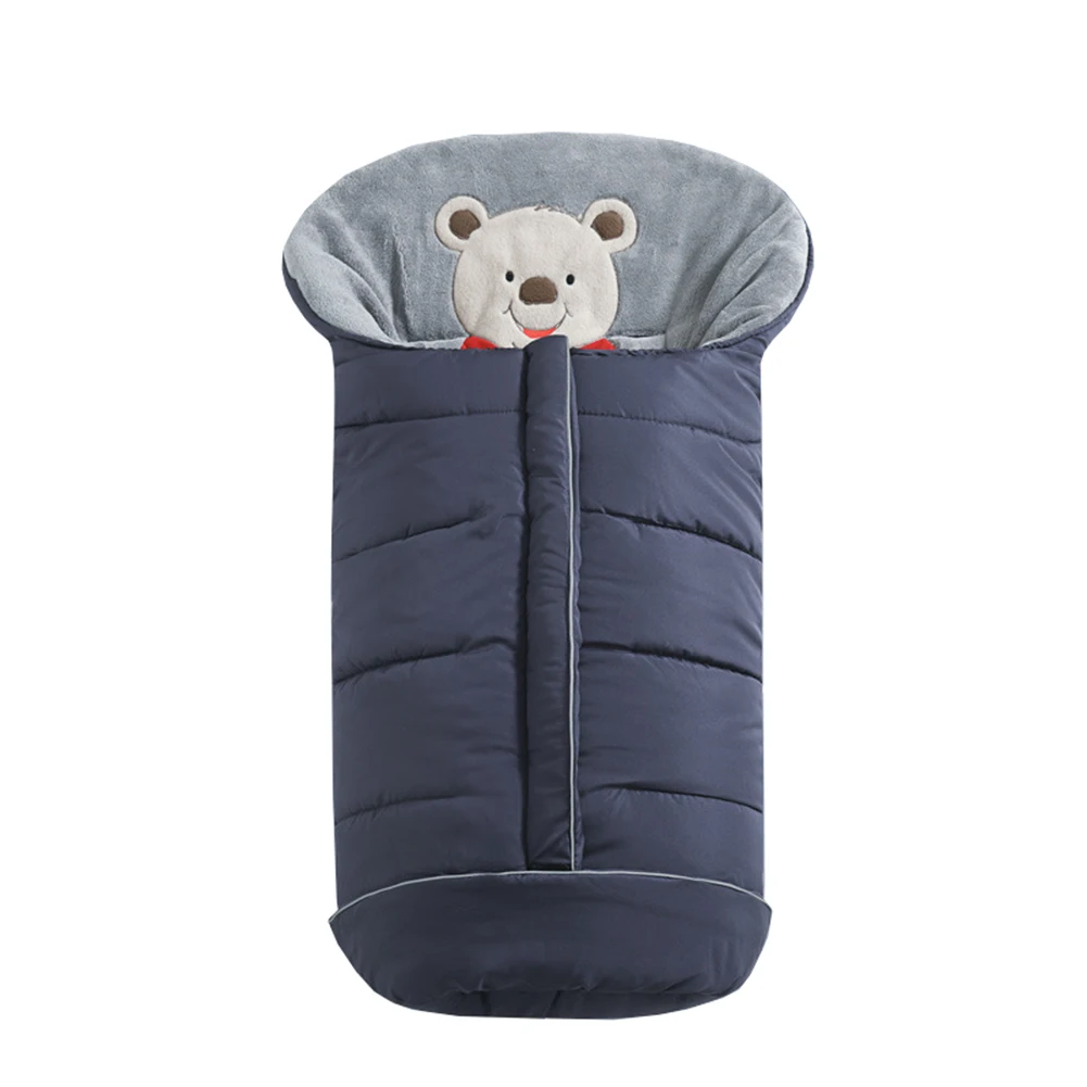 

Autumn and winter thickening out baby quilt stroller sleeping bag