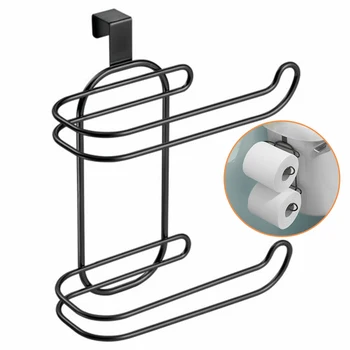 

1PCS Metal Paper Roll Stand Storage Toilet Paper Towel Storage Stand Organizer Rack Bathroom Roll Holder