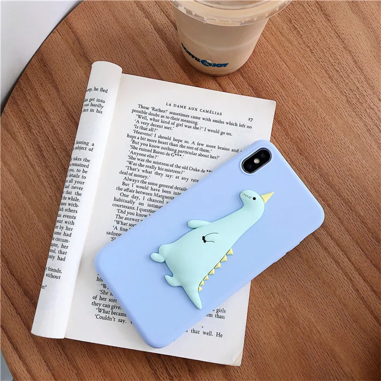 3D динозавр цыпленок мультфильм конфеты чехол для samsung Galaxy A10 A20E A30S A40 A50 A60 A70 A80 A90 Coque