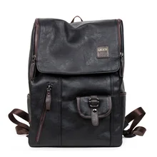Новинка, мужской кожаный рюкзак с масляным воском, мужской повседневный рюкзак и сумки для путешествий, мужские рюкзаки в Западном студенческом стиле, детские школьные сумки