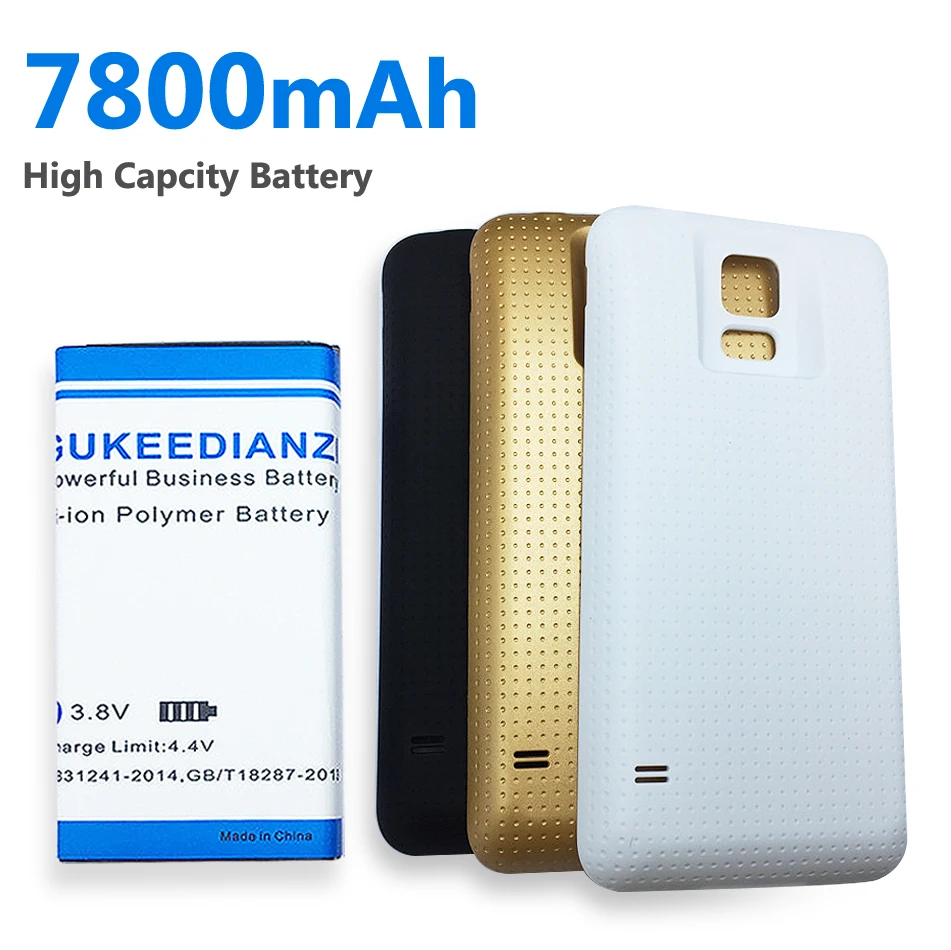 7800 ма/ч EB BG900BBC высокоемкая батарея для Samsung Galaxy S5 S 5 GT i9600 G900 SM G900A G900H G900F + чехол с