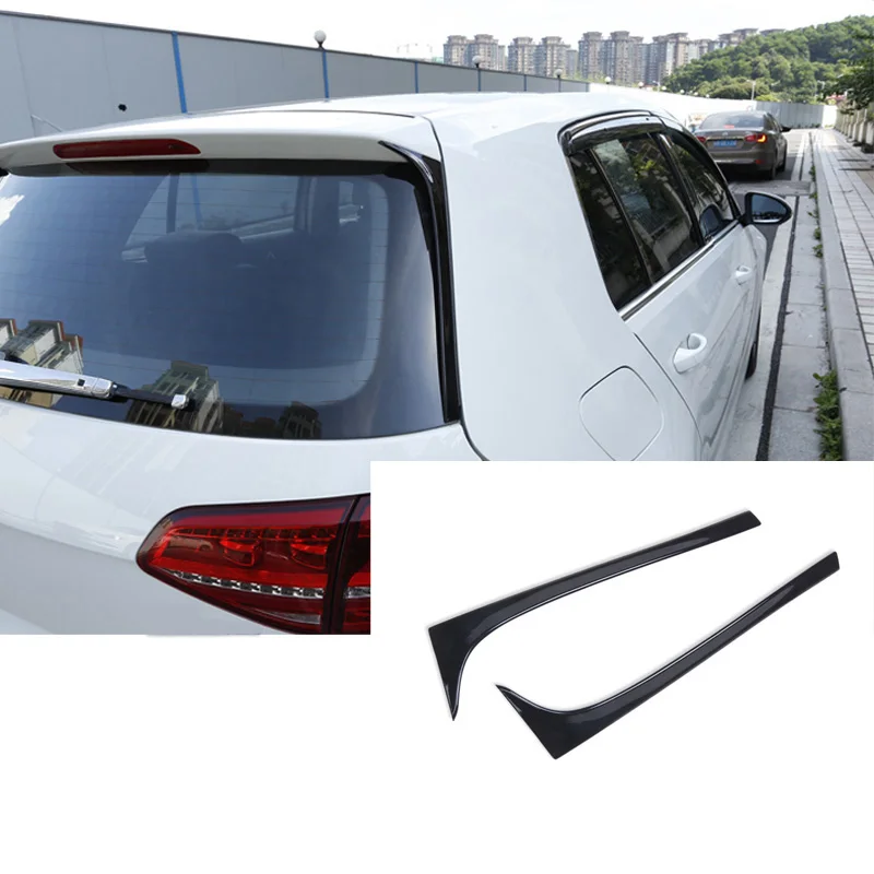 Аксессуары Спойлеры для Volkswagen Vw Golf 7 Mk7 2014 2015 2016 2017 Abs черный окрашенный задний