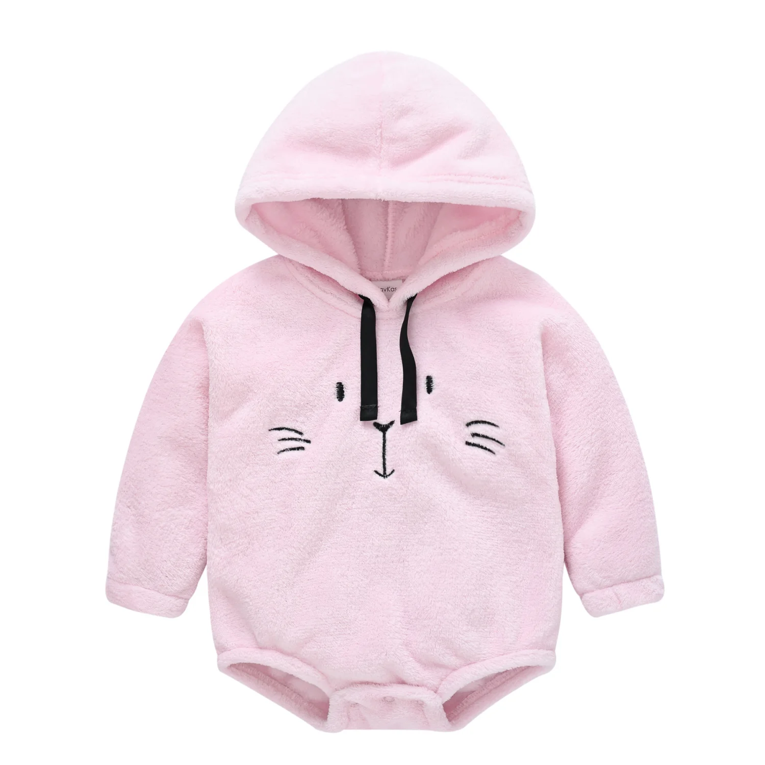 

Warm Toddler Baby Girl Hoodies Ropa bebe de Cute Newborn Baby Boy Bodysuits Hooded Jumpsuit Velvet Infant Baby Overalls 0-18M