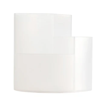 

3 Compartments Tidy 360 Rotating Desk Organizer Container Round Home Pen Holder Makeup Brush Stationery Sundries School Office