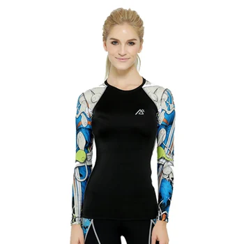 

2020 New Black Cycling Tops Gym Women Fitness T Shirt Woman Long Sleeve 3d Printed Bike Top Womens Gym Tops Sport Wear Women
