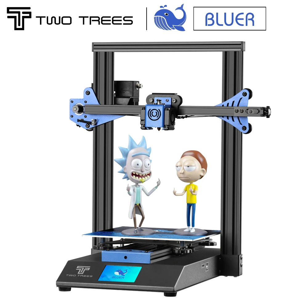 Twotrees 3D Printer Bluer V2 Mute drive TMC2208 Resume Power Supply Printing Mask BMG