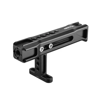 

UURig R018 Camera Top Hand Grip Handle with 3 Cold Shoe Arri Locating Hole 1/4 Screw Rig for Canon Nikon Sony DSLR Accessories