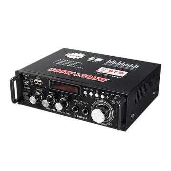 

600W Bluetooth Stereo Audio Amplifier Car Home HiFi Music SD USB FM AMP 12V/220V