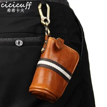 Дизайнерский чехол для ключей, новинка, мужские кошельки из натуральной коровьей кожи на молнии для автомобильных ключей, модные многофункциональные женские держатели для ключей