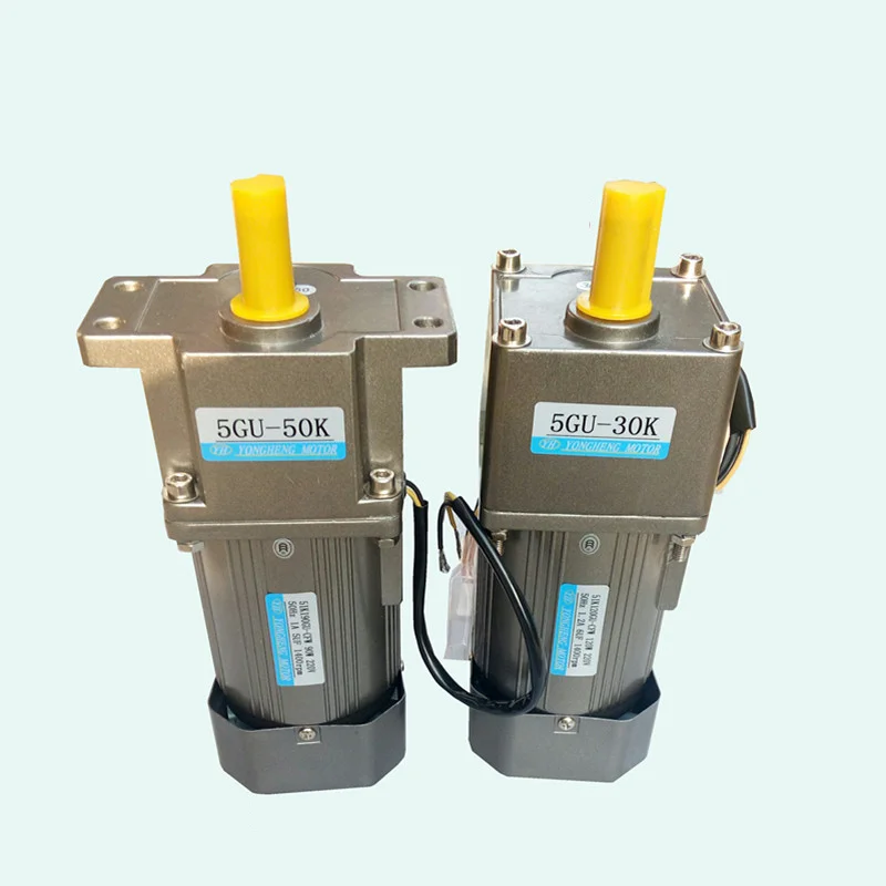 120W  AC220V/380V   AC gear reduction asynchronous motor, high torque, Fixed speed