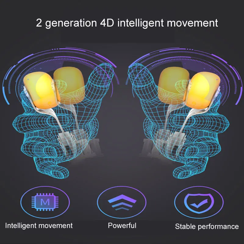 SL Rail 4D массажное кресло домашнее автоматическое разминание тела многофункциональное пространство капсула Электрический диван стул