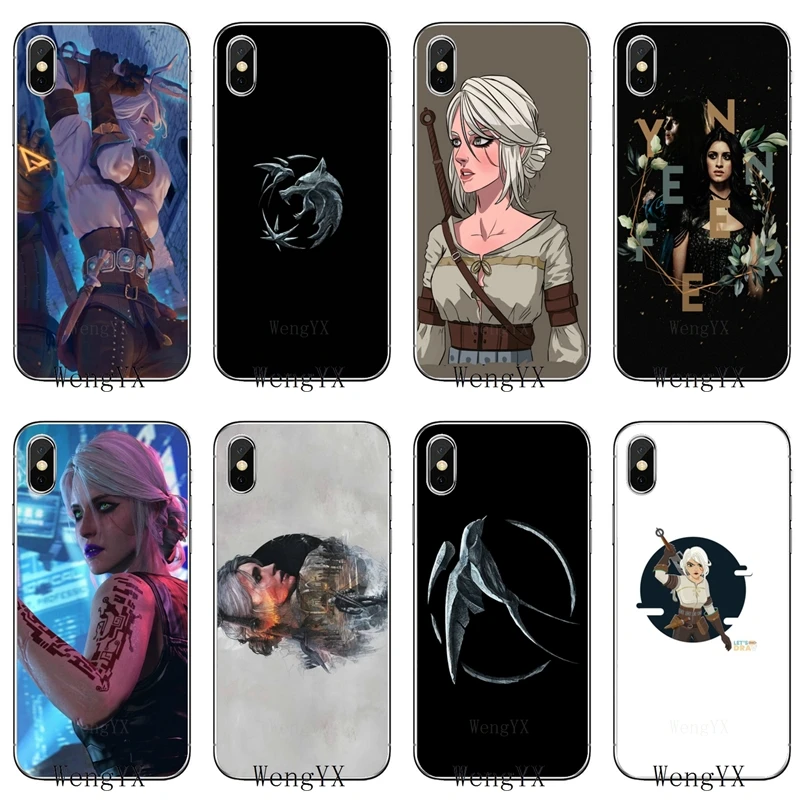 Прозрачный чехол для телефона Samsung Galaxy J7 J5 Prime pro J3 A7 A5 A3 2018 2017 2016 2015 Yennefer Ciri Wizard