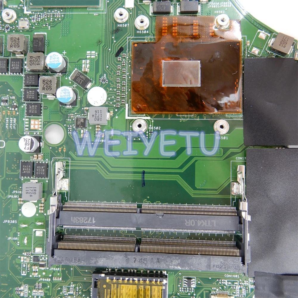 GL553VE материнская плата REV2.0 I7-7700CPU N17P-G1-A1 для ASUS GL553V GL553VE GL553VD Материнская плата ноутбука GL553VD для тестирования системной