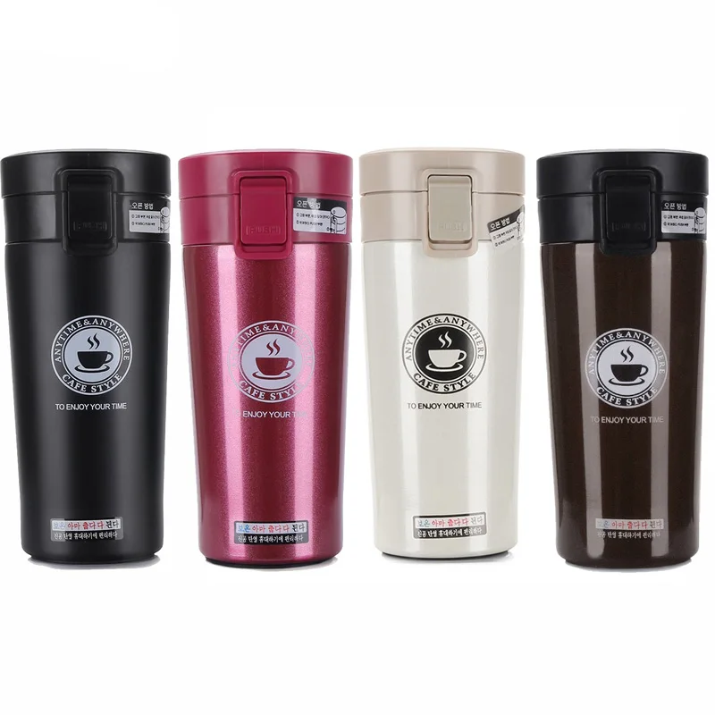 

Stainless Steel Cup Coffee Mug for Car Travel Thermal Portable Insulated Vacuum Flasks Thermocup Drink Tea Infuser Water Bottle