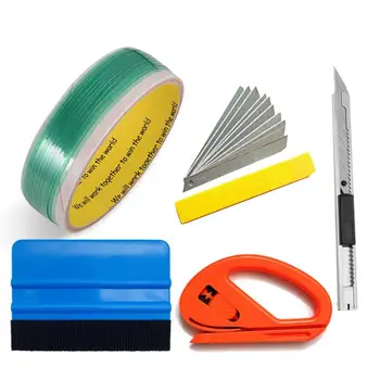 

5m Green Durable Car Styling Tool Accessories Knifeless Tape Design Refit No Trace Film Wrapping Cutting