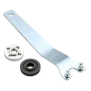 

Angle Grinder Wrench Metal Silver Grinding Power Tools Supplies Lock nut