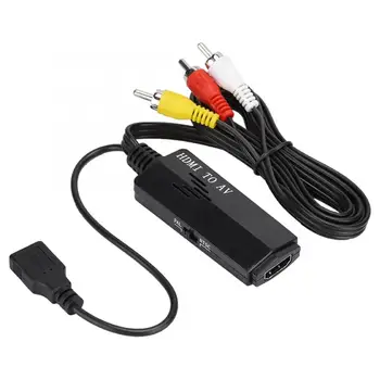 

HD HDMI to AV Video Converter Video Convertor Set-top Box to Old TV with 1m Cable