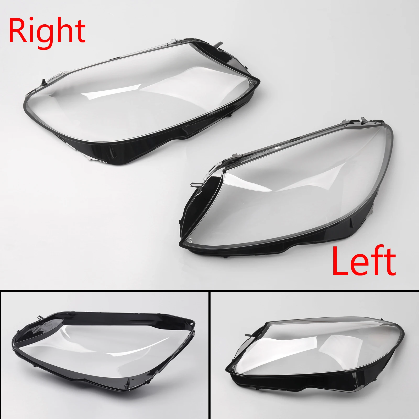 Areyourshop одна сторона фары крышка фары линзы для Benz W205 C180 C200 C300-фары крышка объектива автомобильные запчасти