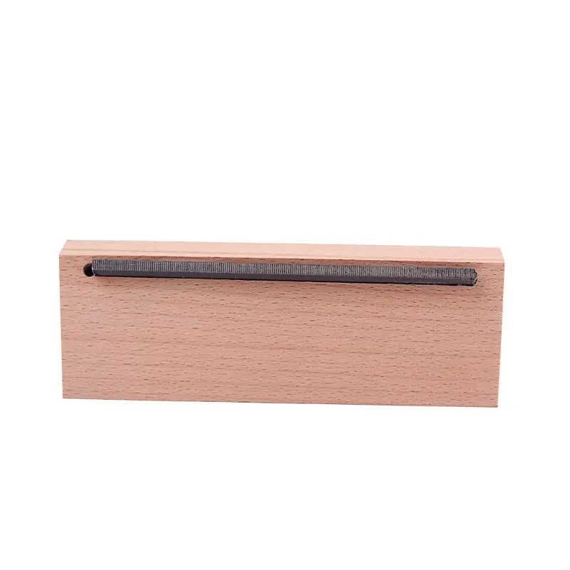 Guitar Fret Chamfer Crown File Polishing Block Luthier Hard Narrow Double Tip Tool Musical Instrument Accessories NEW