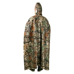Veste imperméable à capuche 3 en 1 pour homme et femme, Poncho de pluie, imperméable, tapis de tente, extérieur, voyage, une pièce, ultraléger 