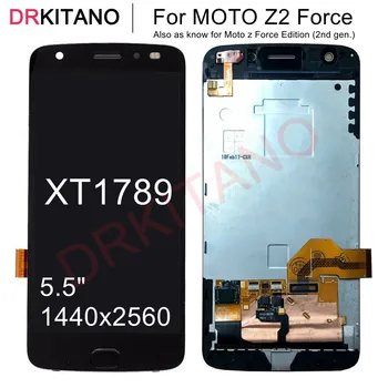 

5.5" Display For Motorola Moto Z2 Force XT1789 LCD Display Touch Screen Digitizer Assembly With Frame For MOTO XT1789 LCD