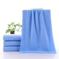 6 Colors Plain Hand Towel Coral Fleece Cleaning Towel Coral Velvet Soft Microfiber Hand Towel 35x75cm 2