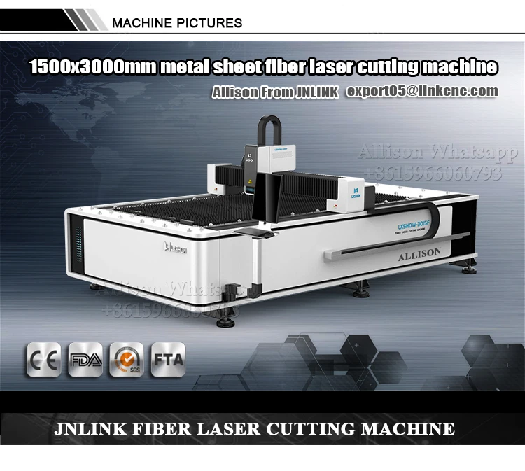 1530 fiber laser cutting machine for metal sheet-1