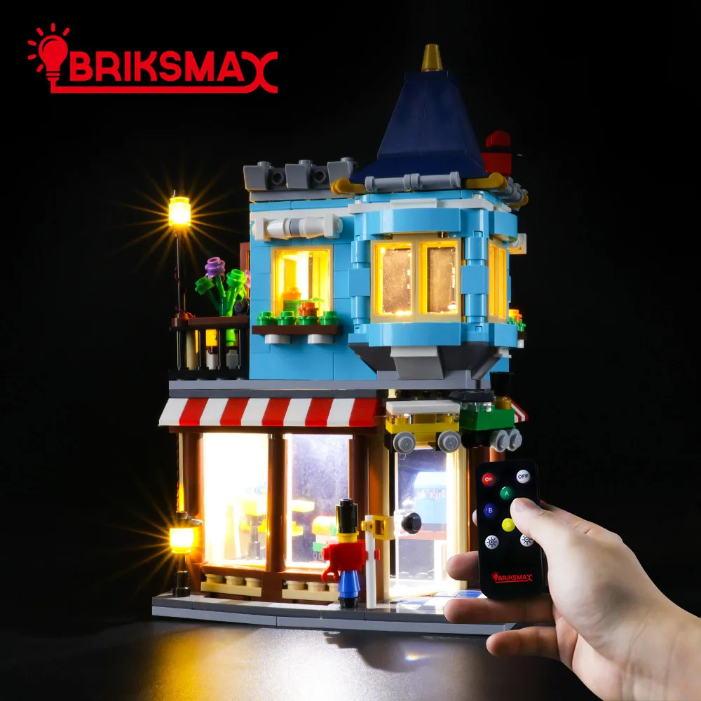 

BriksMax Led Light Kit For 31105 Creator Townhouse Toy Store Building Blocks Model Lighting Set