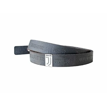 

Juventus Bracciale Doppio in Cuoio con Logo in Acciaio Prodotto Ufficiale